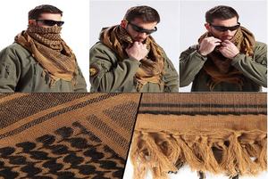 Écharpe légère de cou de tête de Keffiyeh de désert d'indu de Shemagh arabe de Shemagh - Product Image 6