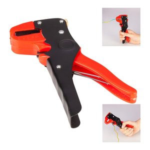 Dénudeur de fils automatique PP1318 noir et rouge 175 mm pour piscine, tournevis promotionnel - Product Image 1