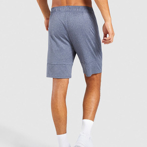 Shorts de survêtement pour homme en toile 100% coton, lavage clair, taille haute, uni, vintage, avec décoration en dentelle, décontracté, streetwear, respirant, élastique - Product Image 4