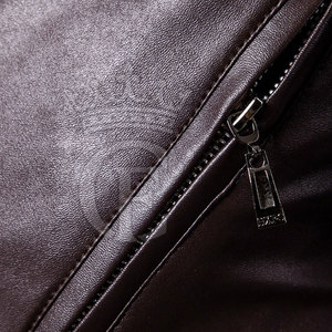 Veste en cuir de haute qualité à prix bon marché, couleur personnalisée, coupe-vent, respirante, veste d'hiver écologique pour hommes - Product Image 3