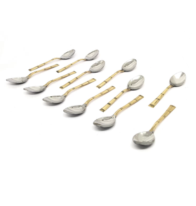 Couverts en acier inoxydable de haute qualité en forme de bambou ensemble de couverts couverts en gros nouveau design ensemble de couverts - Product Image 1