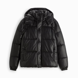 Veste en duvet à bulles OEM personnalisée pour hommes doudoune surdimensionnée personnalisée pour hommes doudoune à bulles brillante pour hommes - Product Image 1