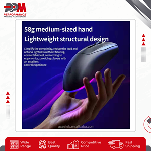 Chuột chơi game không dây ba chế độ đen trắng nhẹ, chất lượng tốt nhất dành cho người thuận tay phải, tương thích với máy tính xách tay - Product Image 4