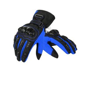 Guantes de Motocicleta para Invierno, Impermeables, Cálidos, de Cuero, con Cierre de Hebilla, Unisex, Antideslizantes, para Motocicleta Eléctrica - Product Image 5