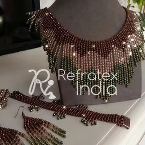 Collar con cuentas, suministro y fabricación a granel de refractex, hecho en la India para la mejor calidad, precio bajo y más color - Product Image 1