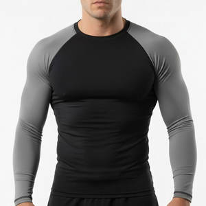 T-shirt de compression anti-éruption cutanée pour le surf, tissu respirant, logo personnalisé disponible - Product Image 6