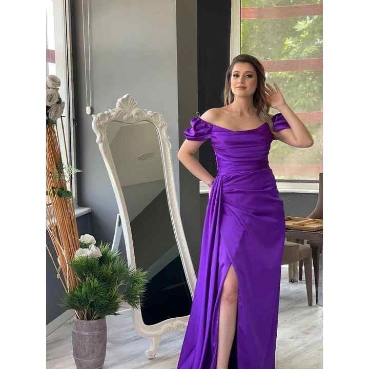 Boat Neck Low Sleeve Front Draped Slit Side Cape Mermaid Evening Dress En4858 4858