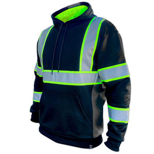 Sudaderas Reflectantes de Seguridad para Hombre, Precio de Mayoreo OEM ODM, Sudaderas de Alta Visibilidad para Hombre, 100% Algodón - Product Image 6