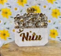 Chaînes de pochette tendance unisexe en résine et pierres précieuses, sac à main portable avec perles décoratives, nouveau style créatif pour mariages et événements