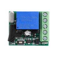 433 Mhz universel porte télécommande interrupteur DC 12V 10A relais récepteur Mini Module télécommande pour porte LED porte de Garage