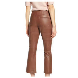 Pantalones de Cuero Clásicos para Mujer, Cuero Suave de Primera Calidad, Elegantes y Duraderos para Cualquier Ocasión - Product Image 4