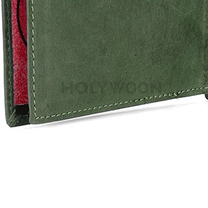 Portefeuille court pliable en cuir véritable pour homme avec un design léger et écologique, plusieurs emplacements pour cartes et rangement sécurisé pour l'argent liquide - Product Image 5