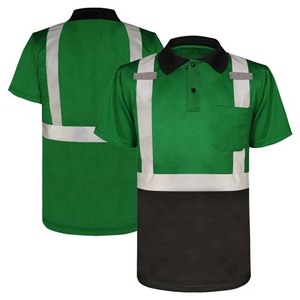 Wholesale Price Breathable Shirt Hi Visibility Black Bottom Short Sleeve T Shirt Two Tone Short Sleeve T Shirt Polo - Product Image 1