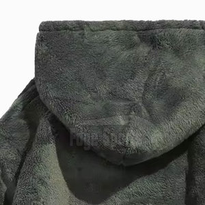 Concevez votre propre hiver de haute qualité hommes 100% coton sweats à capuche en polaire solide couleurs personnalisées Logo surdimensionné Fit quantité en vrac - Product Image 6