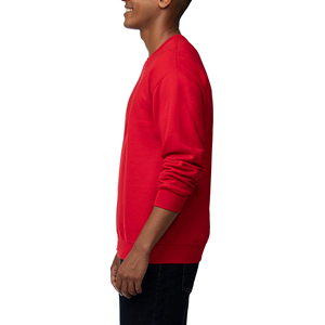 Sweat-shirt à col rond en coton lourd brodé avec logo personnalisé à bas prix pour hommes - Product Image 4