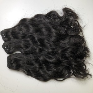 Trama ondulada natural doble dibujada de alta calidad superior cabello humano de Vietnam paquete ondulado de cabello vietnamita crudo - Product Image 3