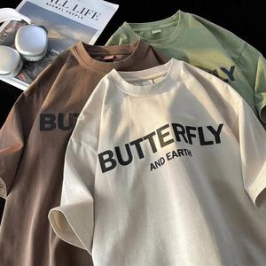 Camisetas personalizables 100% algodón para hombre, camisetas con logotipo de marca personalizada, camisetas de talla grande con serigrafía para hombre - Product Image 2