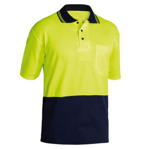 Camiseta Polo de Poliéster Impermeable de Alta Visibilidad con Logotipo Personalizado, Chaqueta de Seguridad de Manga Corta, Transpirable, Duradera, Reflectante y Antiestática - Product Image 4