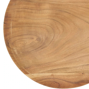 2024 Super Sell Natural Polished Wooden Country-Style Dinner Charger Plates with Round Shape Sustainable Design - Product Image 5