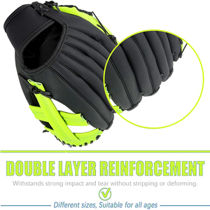 ถุงมือเบสบอลหนังวัวคุณภาพสูงราคาส่ง สำหรับมือขวา ตำแหน่งแคชเชอร์ แบบมืออาชีพ ผลิตตามสั่ง - Product Image 3