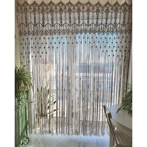 Hermosa Cortina de Pared de Macramé Estilo Boho, Decoración Elegante para Bodas, Adorno Colgante para el Hogar o Eventos - Product Image 2