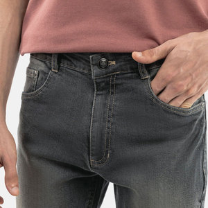 Vente en gros de pantalons en denim classiques décontractés coupe ajustée à la mode pour hommes Expédition aléatoire de styles pour pantalons en denim pour hommes - Product Image 4