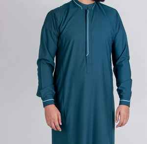 Alta calidad Casual Hombres Thobe-Diseño elegante Colores y tamaños personalizables Bajo MOQ Poliéster Ligero para todas las ocasiones - Product Image 5