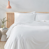 Reine taille 100% coton Satin housse de couette fermeture éclair qualité lin literie coussins 20X63 pouces personnalisable OEM ODM pour un usage domestique