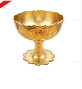 Cuenco para servir frutas de acero inoxidable con acabado dorado de aspecto increíble para restaurante y bar de hotel - Product Image 4