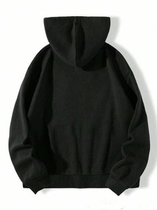 Sudaderas con capucha de diamantes de imitación de alta exigencia Sólido Casual Tamaño personalizado Hombres Básicos Sudaderas con capucha de diamantes de imitación - Product Image 2
