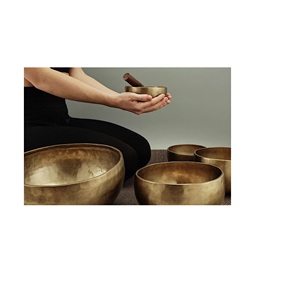 Juego de 3 piezas de cuencos de Canto de Metal, artículo de alta calidad, artículo de canto tibetano, al por mayor - Product Image 6
