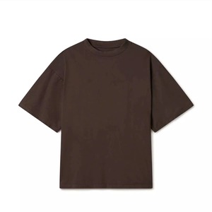 เสื้อยืดคอกลมแขนสั้นทรงโอเวอร์ไซส์สำหรับผู้ชาย ลายพิมพ์ตามสั่ง ผ้าฝ้ายเจอร์ซีย์ถัก 100% ระบายอากาศได้ดี น้ำหนัก 220 กรัม - Product Image 1