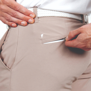 กางเกงกอล์ฟผู้ชายคุณภาพสูงสำหรับฤดูใบไม้ร่วง ชุดกีฬากลางแจ้ง แห้งเร็ว ระบายอากาศได้ดี ผลิตจากโพลีเอสเตอร์/ผ้าฝ้าย รับทำโลโก้ตามสั่ง OEM - Product Image 4