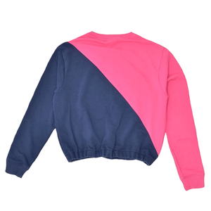Sudadera de cuello redondo de algodón 100% para mujer, Top básico de invierno con estampado Digital de lana multicolor, patrón sólido - Product Image 2