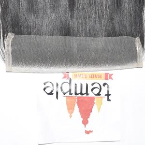 Extensiones de Cabello Natural Indio 7x7 con Cierre, Ondas Profundas, 100% Cutícula Alineada, Remy, Encaje Completo, Color Negro Natural para Mujer - Product Image 6