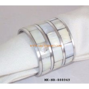 Conception classique or poli métal laiton décoration de Table ronds de serviette hôtels Table luxe tissu tenant anneaux à vendre - Product Image 2