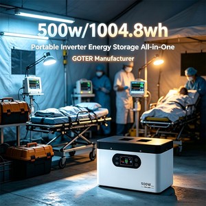 Centrale Électrique Solaire Portable Cosmoxstar 500W 1000W avec Batterie LiFePO4, MPPT Intégré, Onde Sinusoïdale Pure, Stockage d'Énergie Solaire Tout-en-un - Product Image 2