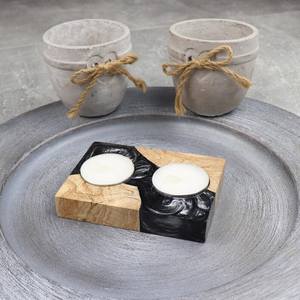 Candelabro Artesanal de Resina y Madera, Forma Personalizada Minimalista, Decoración de Interiores para el Hogar, Mesa, Estante, Boda, Día de San Valentín - Product Image 5