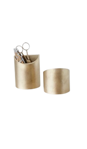 Élégant usine vente en gros métal Rose or couleur placage bureau maison métal maille bureau fil métallique porte-stylo - Product Image 6