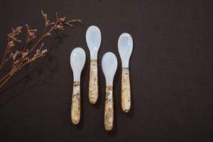 Cucharas de Caviar de Nácar de Alta Calidad, Pulido Espejo, Juego de Servicio de Lujo para Restaurante, para Helado, Café, Sal y Huevo - Product Image 3