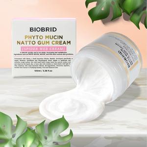 OEM ODM Custom Phyto Mucin Natto Gum Cream 100mL Cuidado de la piel para adultos Loción facial para mejorar las arrugas Blanqueamiento Corea Kbeauty - Product Image 2