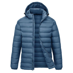 Chaqueta Acolchada de la Mejor Calidad para Hombre con Capucha, Bolsillos Laterales y Cierre de Cremallera, Resistente al Viento e Ideal para Actividades al Aire Libre en Invierno - Product Image 1