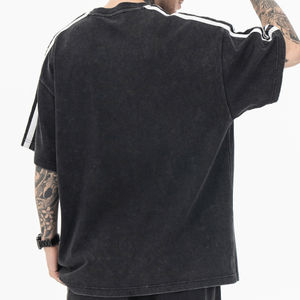 T-shirts surdimensionnés de qualité supérieure pour hommes, imprimés, col rond, streetwear, coton, t-shirt surdimensionné lourd pour hommes - Product Image 2