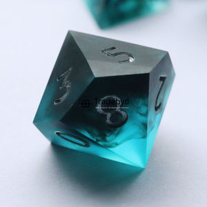 Designer Style Resin <b>Polyhedral</b> 7-Piece Durable Eco-Friendly Handmade Balanced Gaming <b>Dice</b> Adventure Theme Tradebyd - Product Image 4