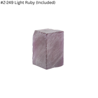 Matériaux bruts de laboratoire # Z 249 Rubis inclus, pierres précieuses taillées, lapidaire, synthétique, simulé, créé en laboratoire, Nanosital Nano