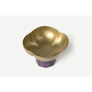 Cuenco de Vidrio Artesanal con Base de Serpiente Dorada, Decoración de Hogar de Lujo, Centro de Mesa para Bodas, Hoteles, para Servir Postres, Cuenco Dorado - Product Image 5