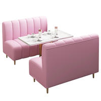 Canapé de restaurant en velours de haute qualité Mobilier de salle à manger Banc et stand de couleurs multiples au prix de gros