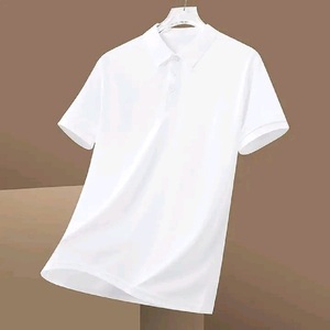 เสื้อยืดผ้าฝ้าย100% โอเวอร์ไซส์สำหรับผู้ชายเสื้อยืดตัวใหญ่แบบลำลองทรงหลวมขนาดพลัสไซส์พร้อมพิมพ์โลโก้ - Product Image 4