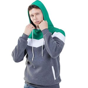 เสื้อฮู้ดผู้ชายเสื้อสเวตเตอร์ผ้าฝ้ายเสื้อฮู้ดโอเวอร์ไซส์ - Product Image 3