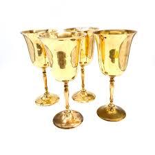 Copa de Vino de Latón Estilo Antiguo, Hecha a Mano, Grabada, Cáliz Metálico Vintage, Vaso para Beber, Regalo de Boda, Vajilla Elegante - Product Image 5